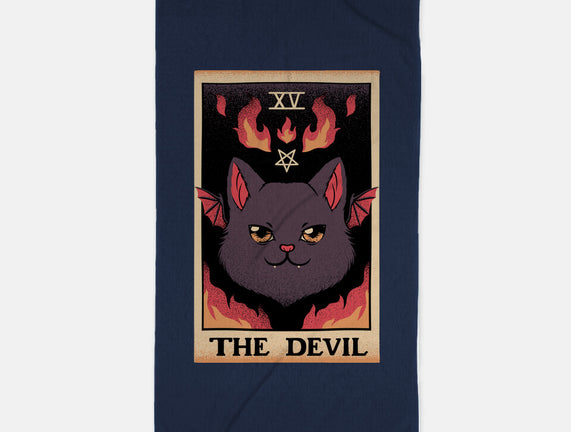 The Devil Cat Tarot Card