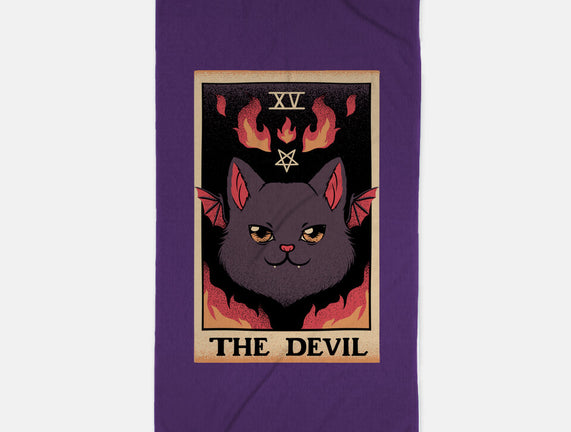 The Devil Cat Tarot Card