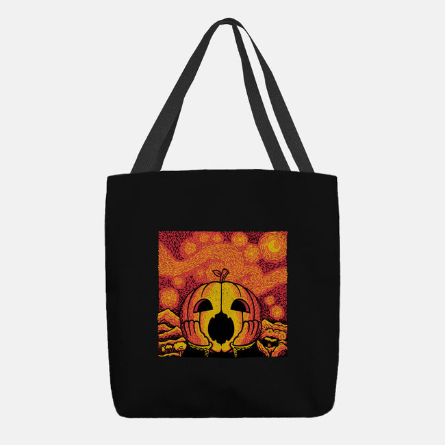 The Starry Halloween Night-none basic tote bag-tobefonseca