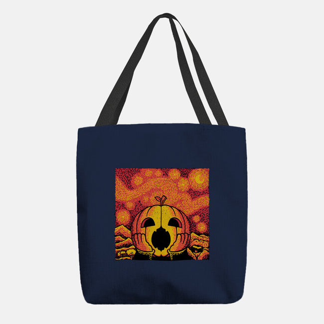 The Starry Halloween Night-none basic tote bag-tobefonseca