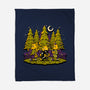 Treat Or Fish-none fleece blanket-tobefonseca