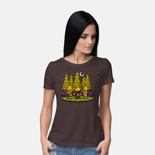 Treat Or Fish-womens basic tee-tobefonseca