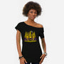 Treat Or Fish-womens off shoulder tee-tobefonseca