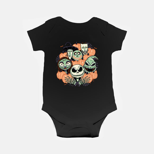 The Pumpkin Crew-baby basic onesie-momma_gorilla