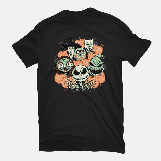 The Pumpkin Crew-womens basic tee-momma_gorilla