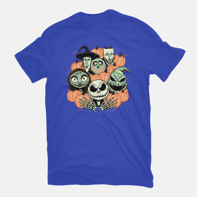 The Pumpkin Crew-womens fitted tee-momma_gorilla