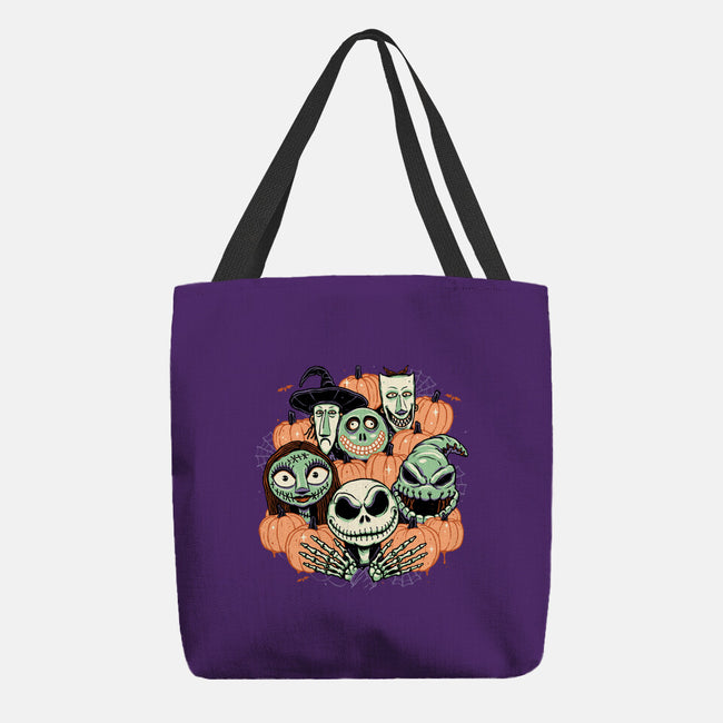 The Pumpkin Crew-none basic tote bag-momma_gorilla