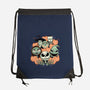 The Pumpkin Crew-none drawstring bag-momma_gorilla