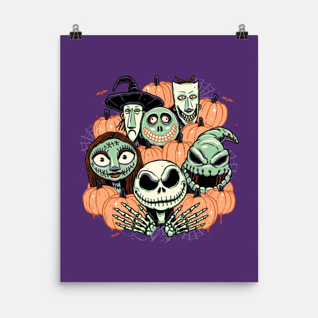 The Pumpkin Crew-none matte poster-momma_gorilla
