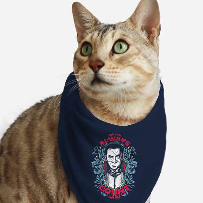 Count On Me-cat bandana pet collar-turborat14