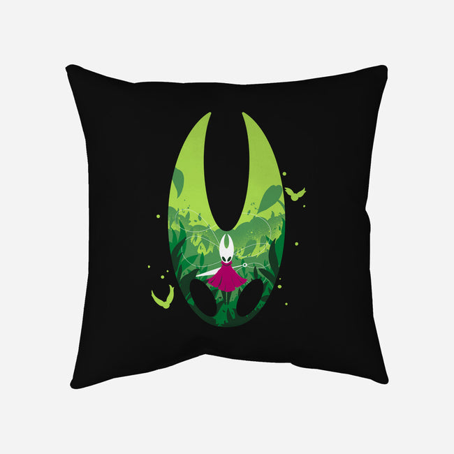 Lady Hornet-none removable cover w insert throw pillow-RamenBoy