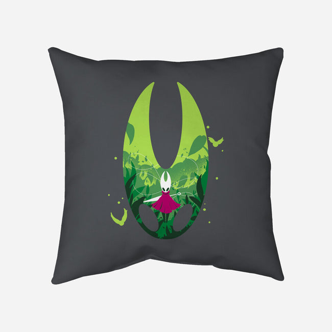 Lady Hornet-none removable cover w insert throw pillow-RamenBoy