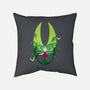 Lady Hornet-none removable cover w insert throw pillow-RamenBoy
