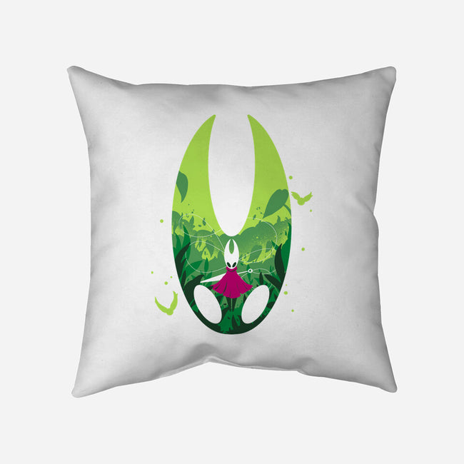 Lady Hornet-none removable cover w insert throw pillow-RamenBoy