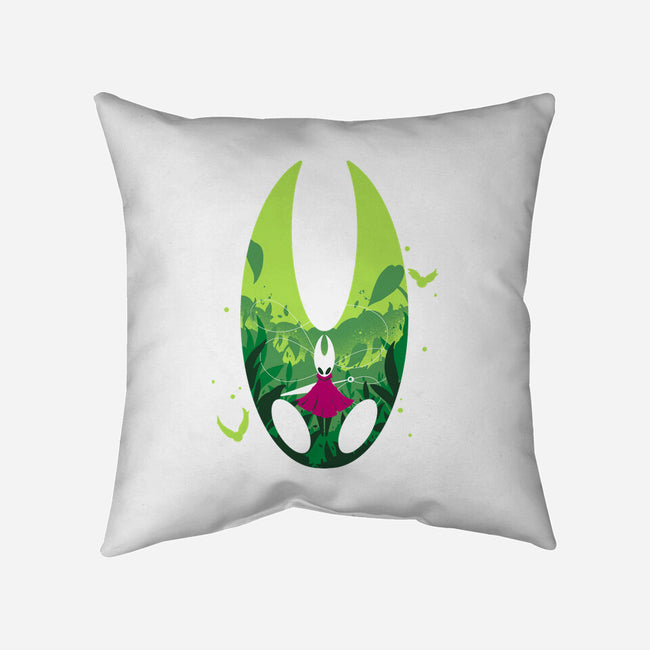 Lady Hornet-none removable cover throw pillow-RamenBoy