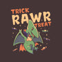 Trick Rawr Treat-none fleece blanket-koalastudio