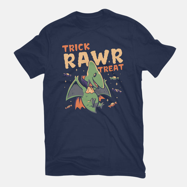 Trick Rawr Treat-womens fitted tee-koalastudio