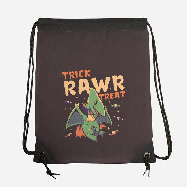 Trick Rawr Treat-none drawstring bag-koalastudio