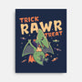 Trick Rawr Treat-none stretched canvas-koalastudio