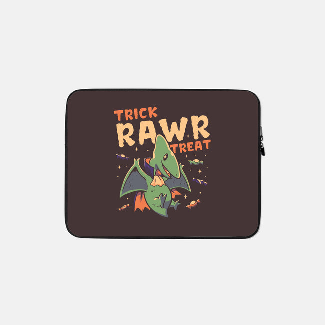 Trick Rawr Treat-none zippered laptop sleeve-koalastudio