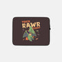 Trick Rawr Treat-none zippered laptop sleeve-koalastudio