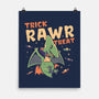Trick Rawr Treat-none matte poster-koalastudio