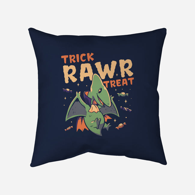 Trick Rawr Treat-none removable cover w insert throw pillow-koalastudio