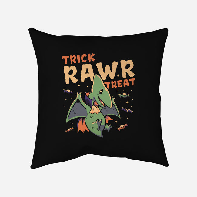Trick Rawr Treat-none removable cover throw pillow-koalastudio