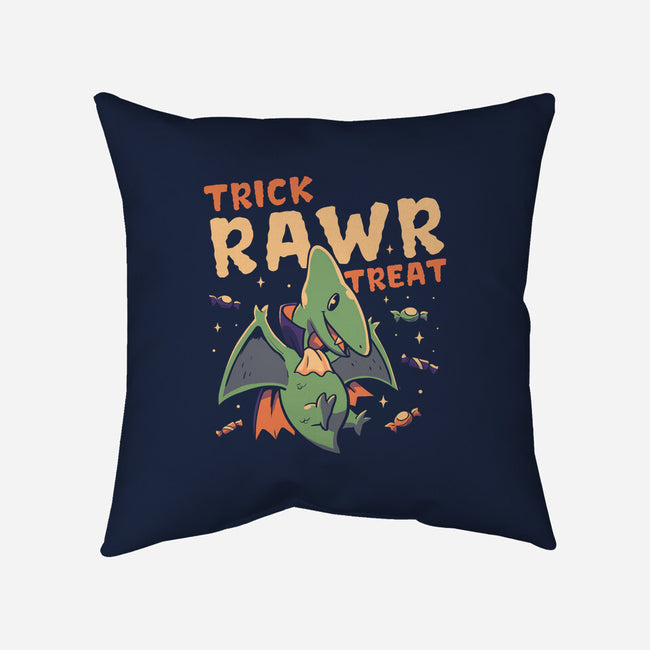 Trick Rawr Treat-none removable cover throw pillow-koalastudio