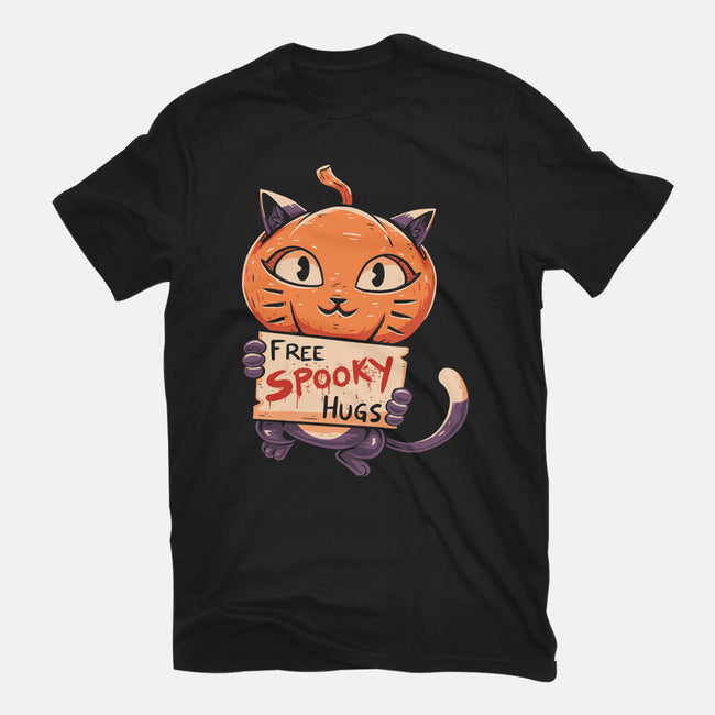 Free Spooky Hugs-mens basic tee-koalastudio