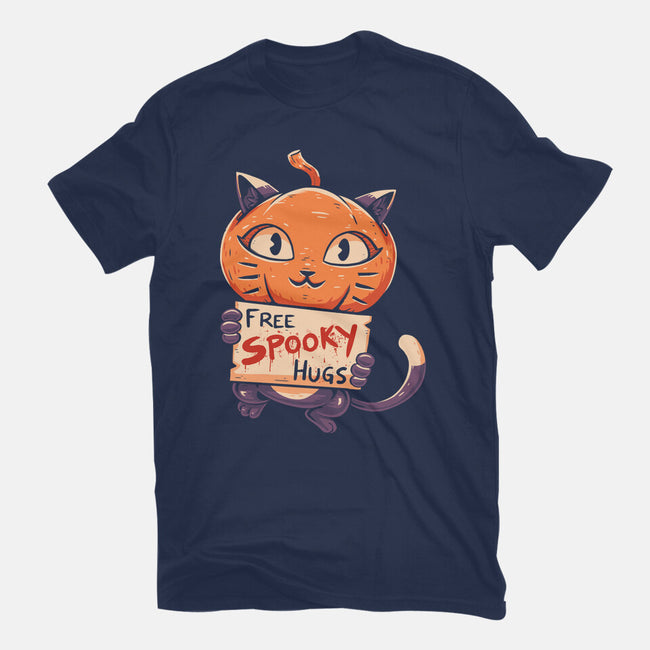 Free Spooky Hugs-mens basic tee-koalastudio