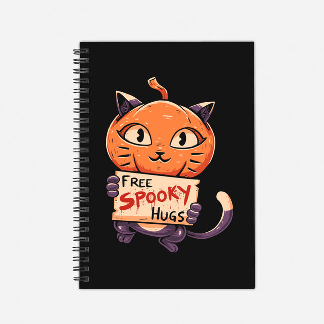 Free Spooky Hugs-none dot grid notebook-koalastudio