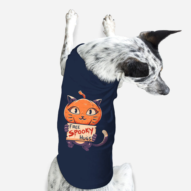 Free Spooky Hugs-dog basic pet tank-koalastudio