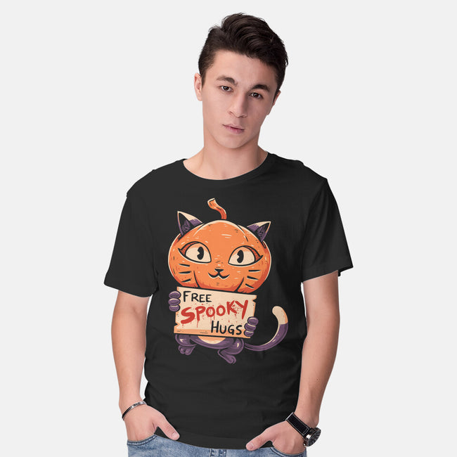 Free Spooky Hugs-mens basic tee-koalastudio