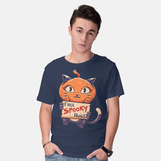 Free Spooky Hugs-mens basic tee-koalastudio