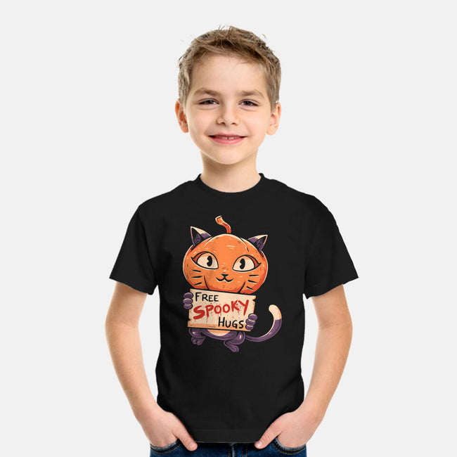 Free Spooky Hugs-youth basic tee-koalastudio