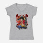 Monkey D Luffy-womens v-neck tee-Duardoart