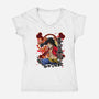 Monkey D Luffy-womens v-neck tee-Duardoart