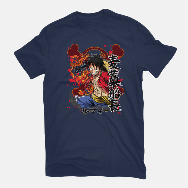 Monkey D Luffy-womens basic tee-Duardoart