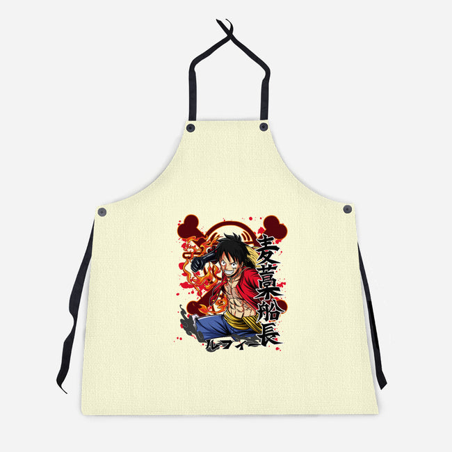 Monkey D Luffy-unisex kitchen apron-Duardoart