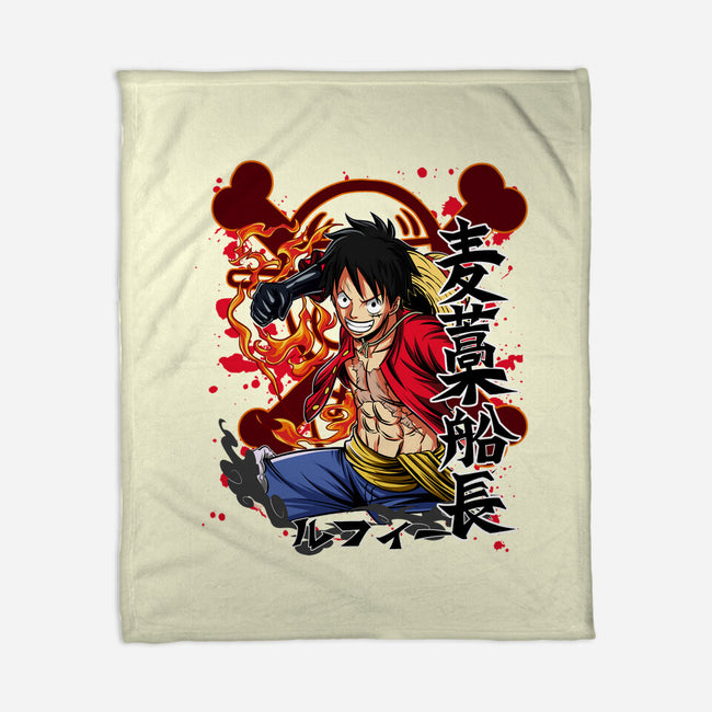 Monkey D Luffy-none fleece blanket-Duardoart