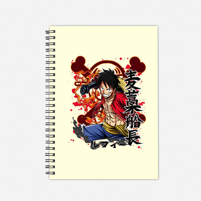 Monkey D Luffy-none dot grid notebook-Duardoart