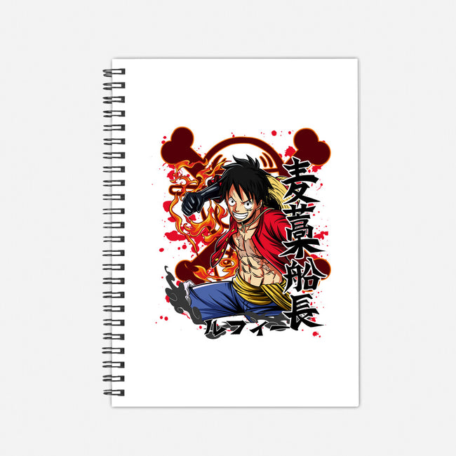 Monkey D Luffy-none dot grid notebook-Duardoart