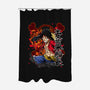 Monkey D Luffy-none polyester shower curtain-Duardoart