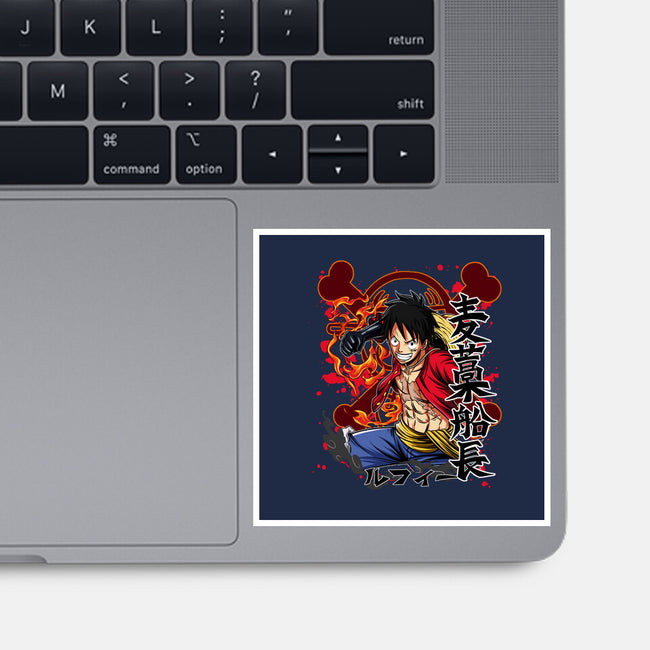 Monkey D Luffy-none glossy sticker-Duardoart