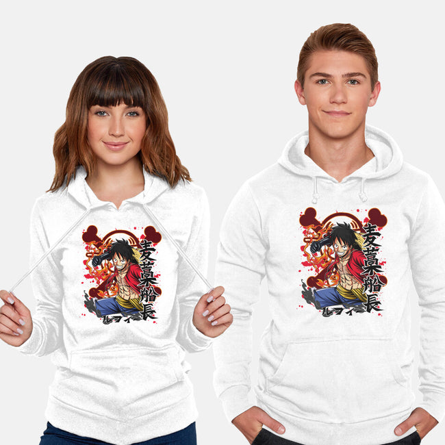 Monkey D Luffy-unisex pullover sweatshirt-Duardoart