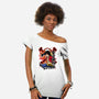 Monkey D Luffy-womens off shoulder tee-Duardoart