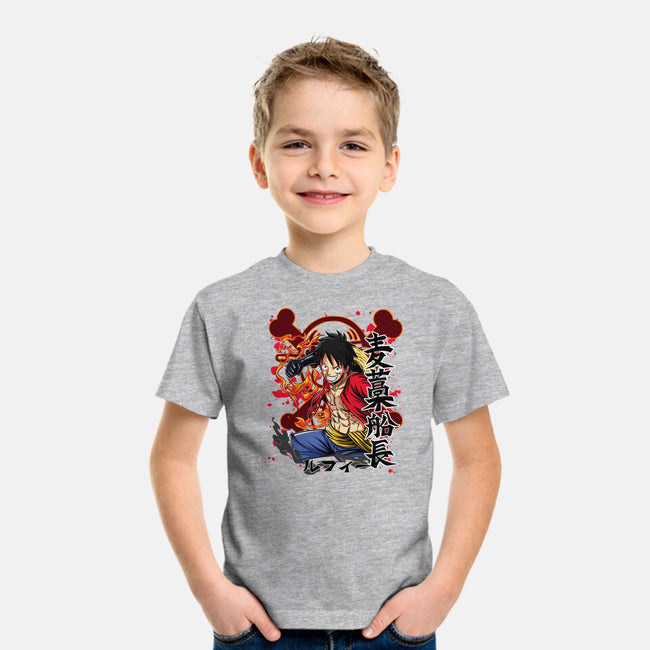 Monkey D Luffy-youth basic tee-Duardoart