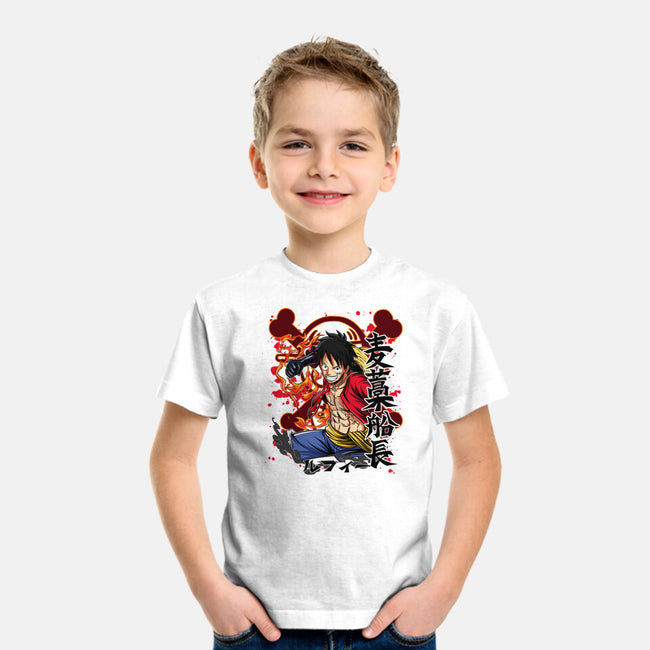 Monkey D Luffy-youth basic tee-Duardoart