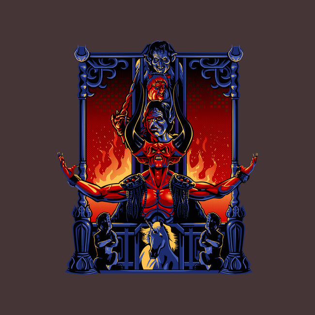 Enter The Darkness-none removable cover w insert throw pillow-daobiwan
